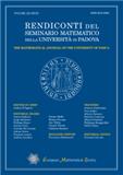 RENDICONTI DEL SEMINARIO MATEMATICO DELLA UNIVERSITA DI PADOVA