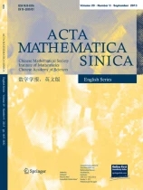 ACTA MATHEMATICA SINICA-ENGLISH SERIES