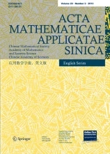 Acta Mathematicae Applicatae Sinica-English Series