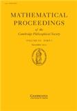 MATHEMATICAL PROCEEDINGS OF THE CAMBRIDGE PHILOSOPHICAL SOCIETY