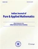 INDIAN JOURNAL OF PURE & APPLIED MATHEMATICS