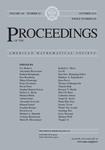 PROCEEDINGS OF THE AMERICAN MATHEMATICAL SOCIETY