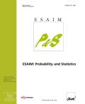 ESAIM-Probability and Statistics